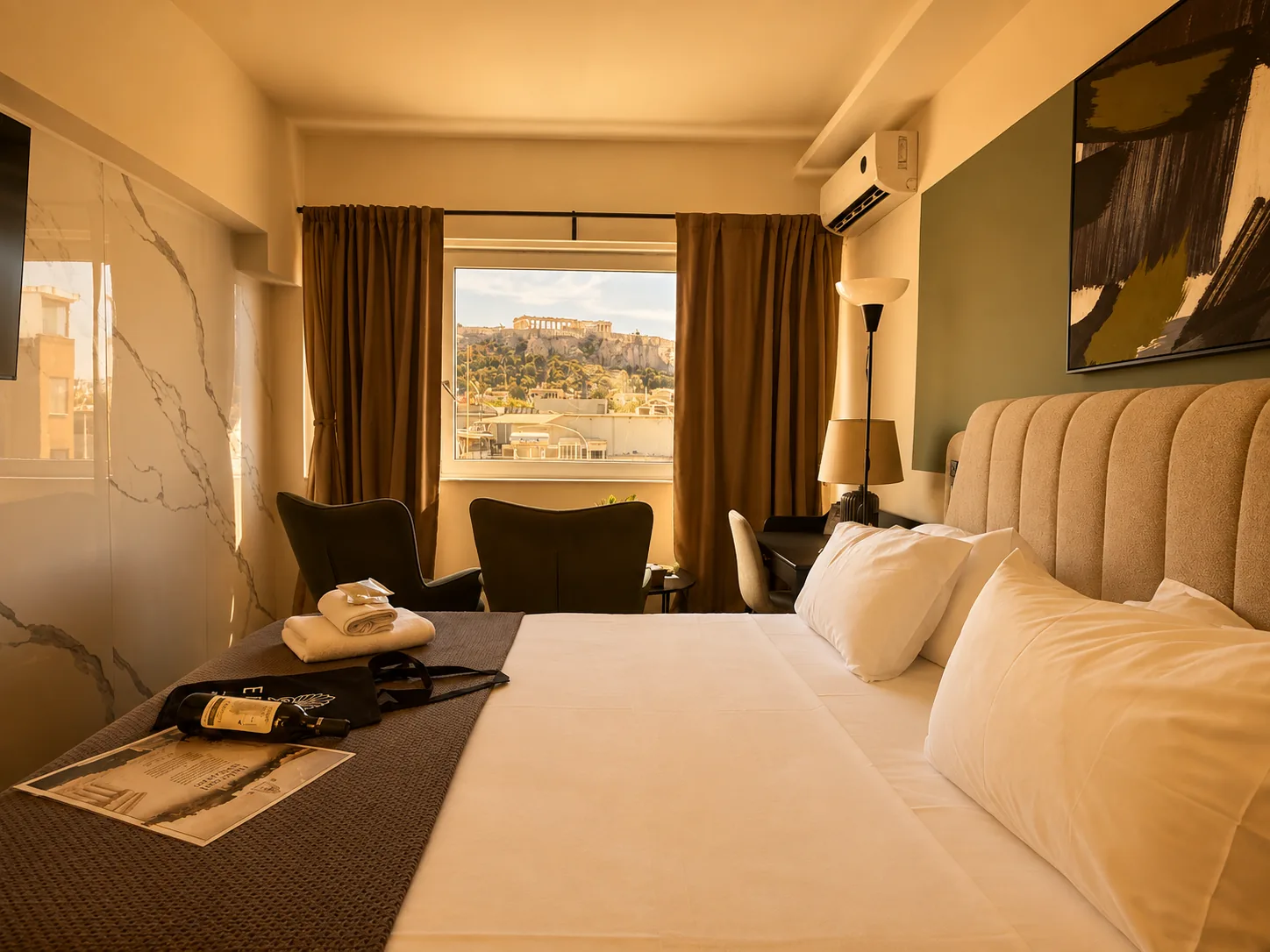 Deluxe Suite with Acropolis View at Elite Ermou Suites, Athens